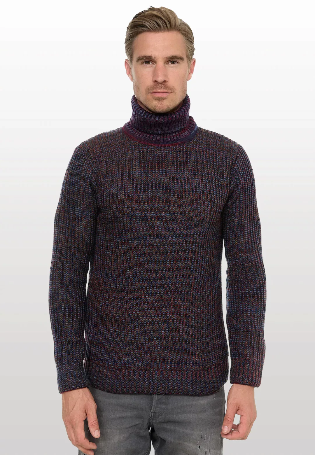 Rusty Neal Rollkragenpullover, im angesagten Strickdesign günstig online kaufen