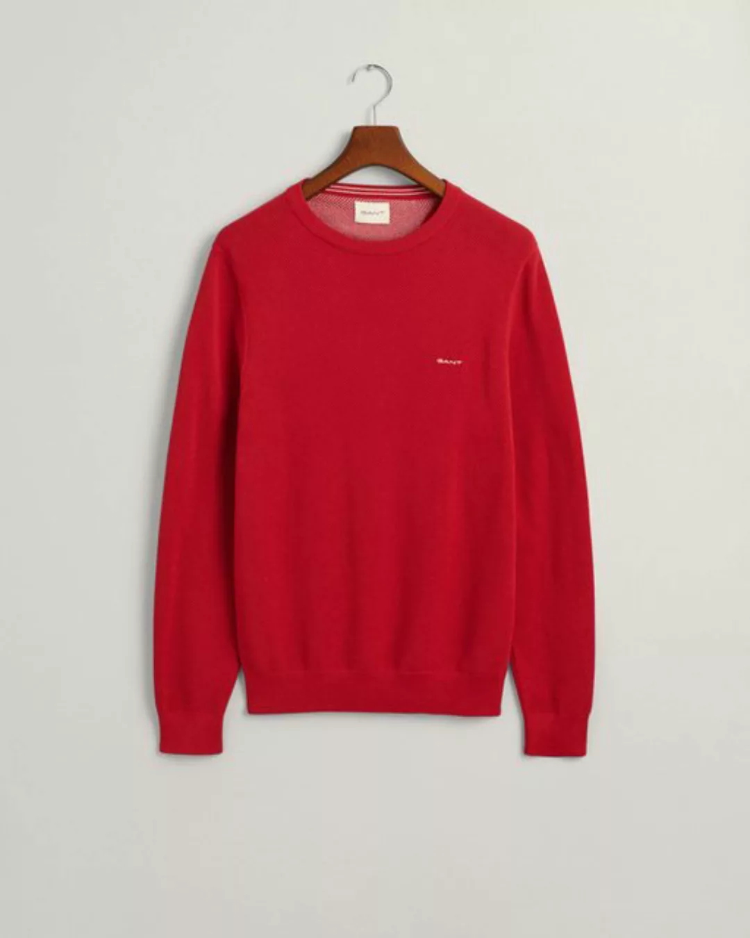 Gant Strickpullover COTTON PIQUE C-NECK günstig online kaufen