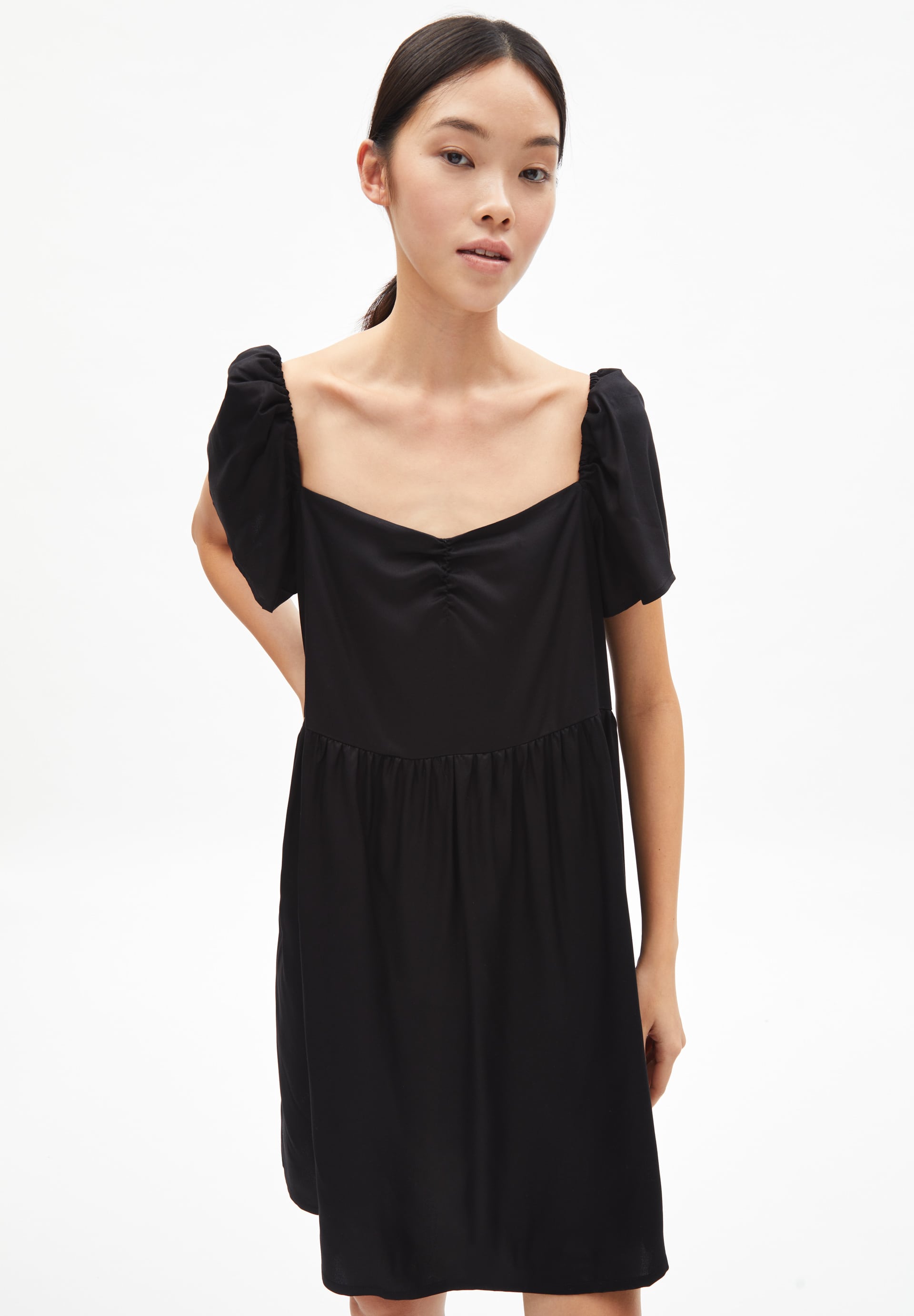 Kleid GAIAA SOLID in black von ARMEDANGELS günstig online kaufen