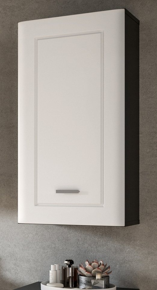 Inn.Furn Hängeschrank Lejan (Badschrank in weiß und grau, 40 x 82 cm) mit 3 günstig online kaufen