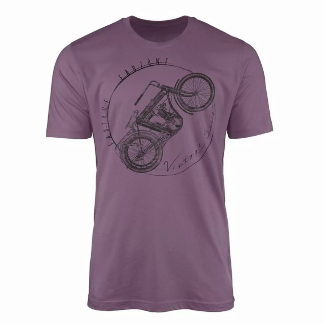 Sinus Art T-Shirt Vintage Herren T-Shirt Motorrad günstig online kaufen