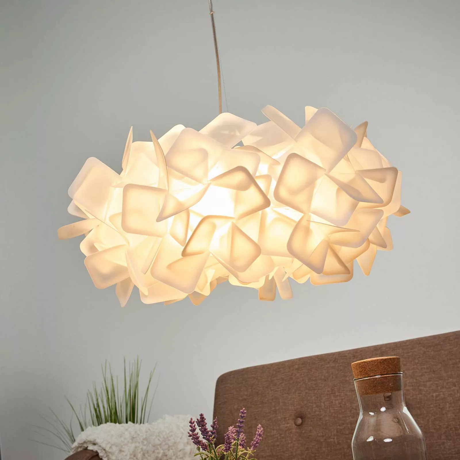 Slamp Clizia - Designer-Pendelleuchte, weiß günstig online kaufen