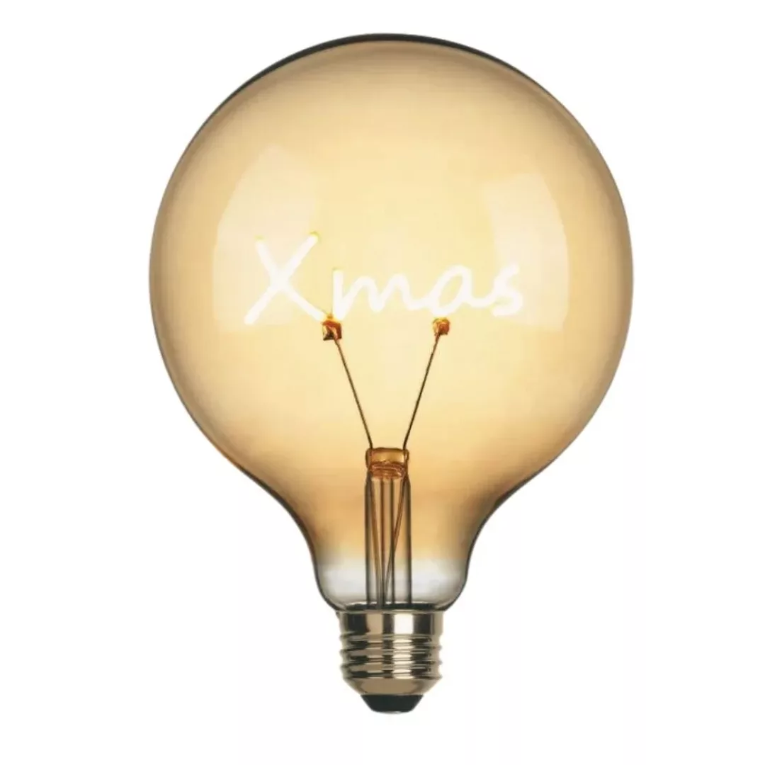 LED Leuchtmittel Xmas E27 Globe - G125 in Transparent 1,5W 70lm günstig online kaufen