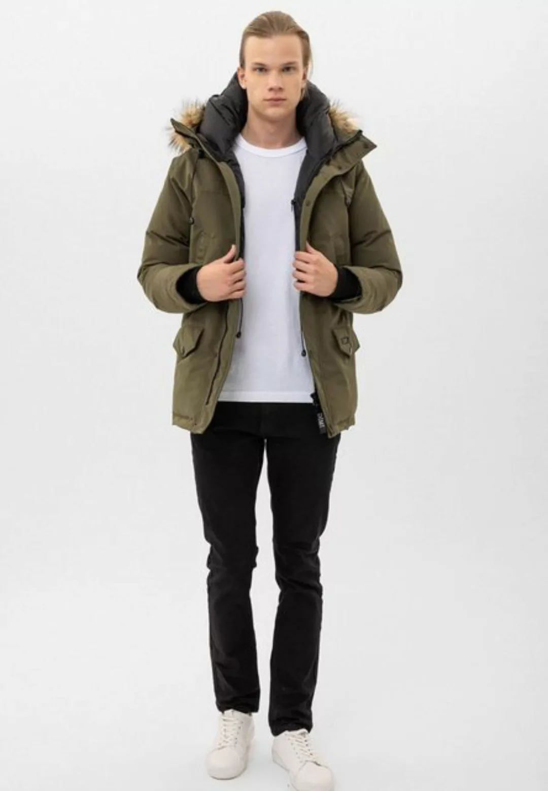 DİMİ Parka DIMI Steppjacke Winterjacke Parka Herren gesteppt günstig online kaufen