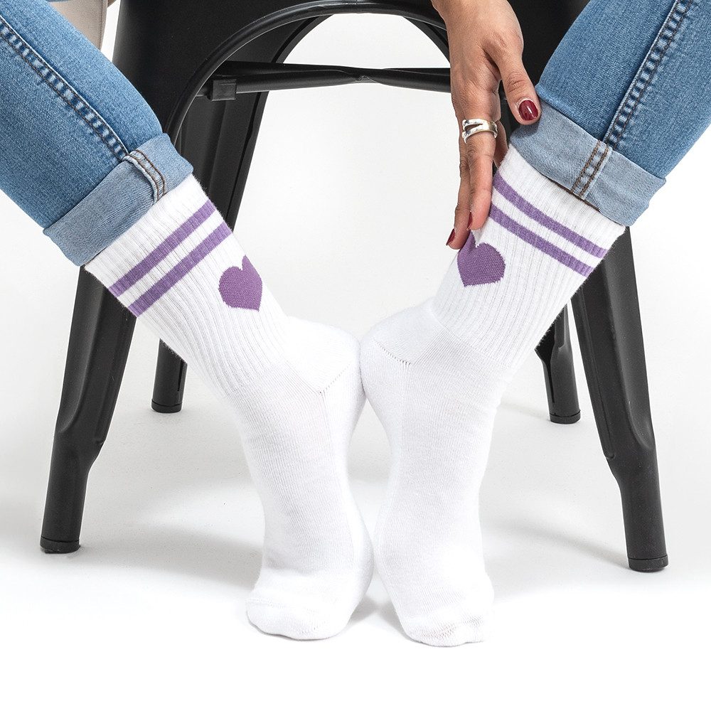 OCCULTO Tennissocken Occulto Damen Herz Tennis günstig online kaufen