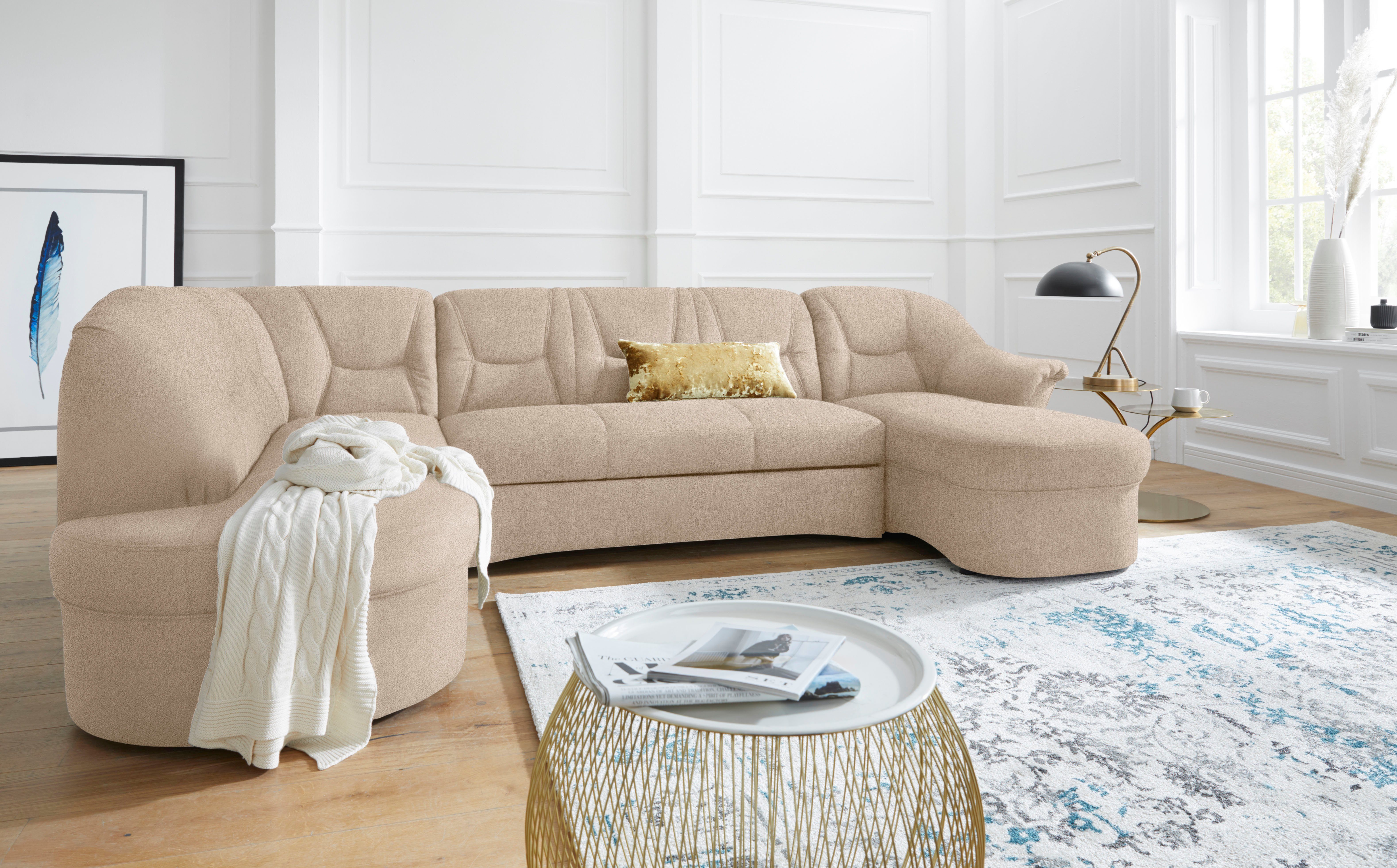 DOMO collection Wohnlandschaft "Sarafina, zeitlos und komfortabel, optional günstig online kaufen