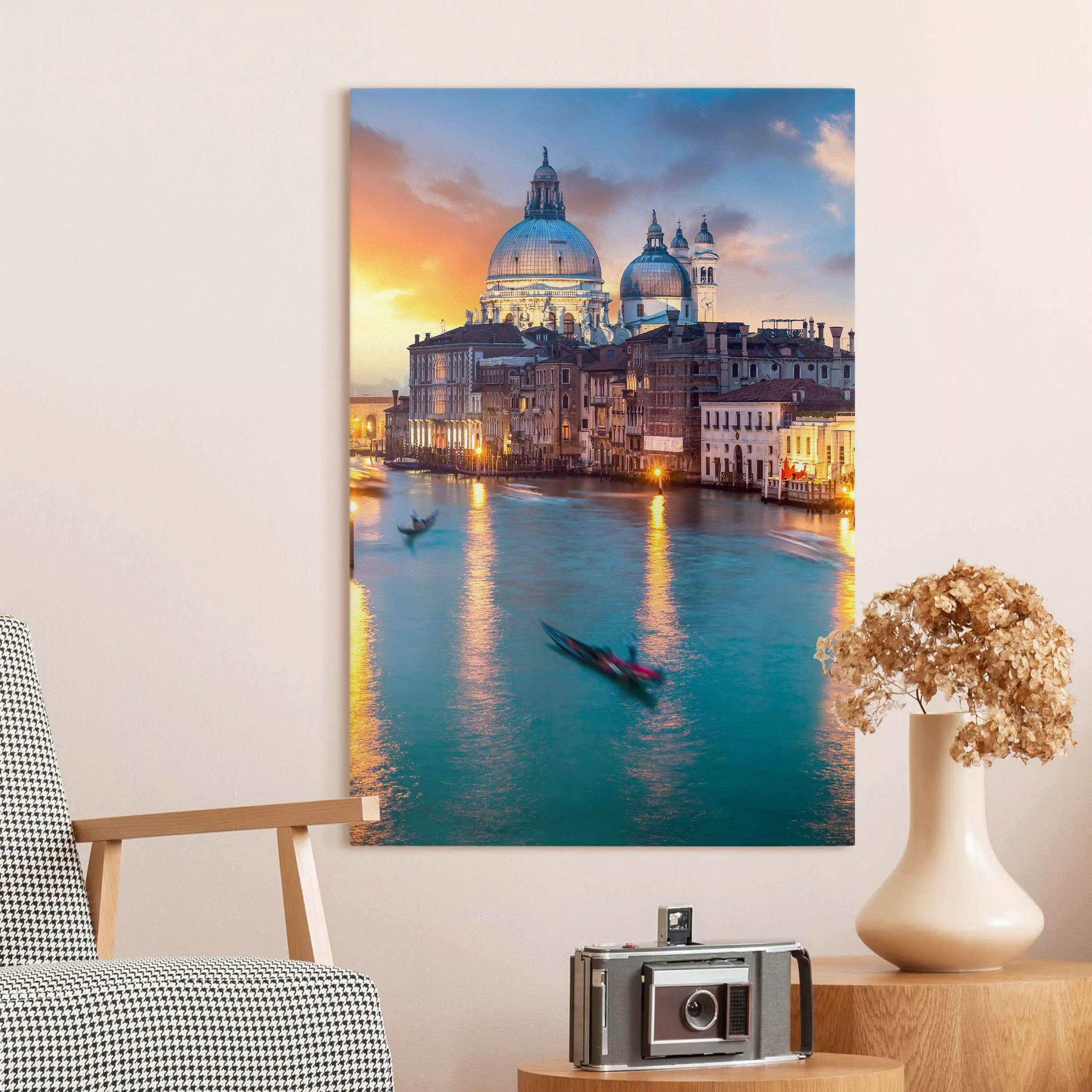 Leinwandbild Sunset in Venice günstig online kaufen