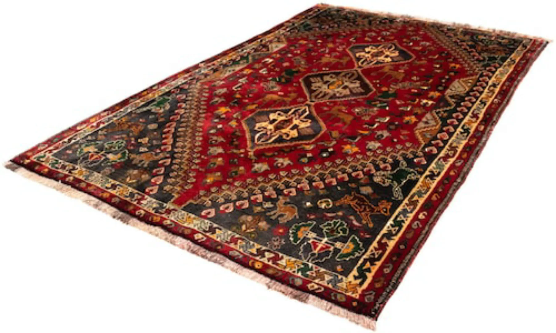 morgenland Wollteppich »Shiraz Medaillon 270 x 175 cm«, rechteckig günstig online kaufen