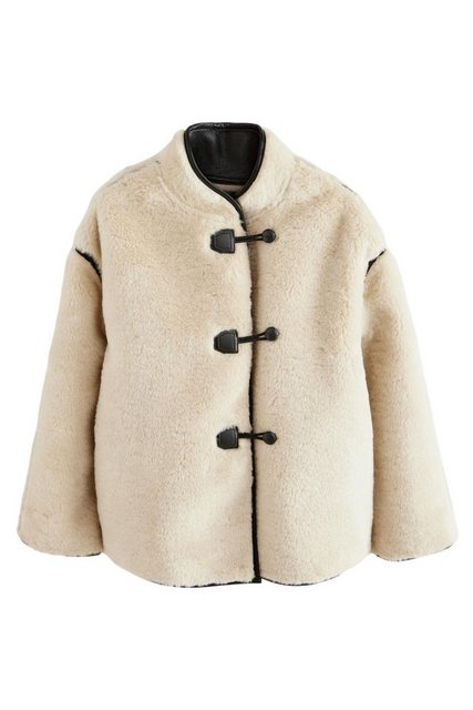 Next Fellimitatjacke Duffeljacke aus Teddyfell (1-St) günstig online kaufen