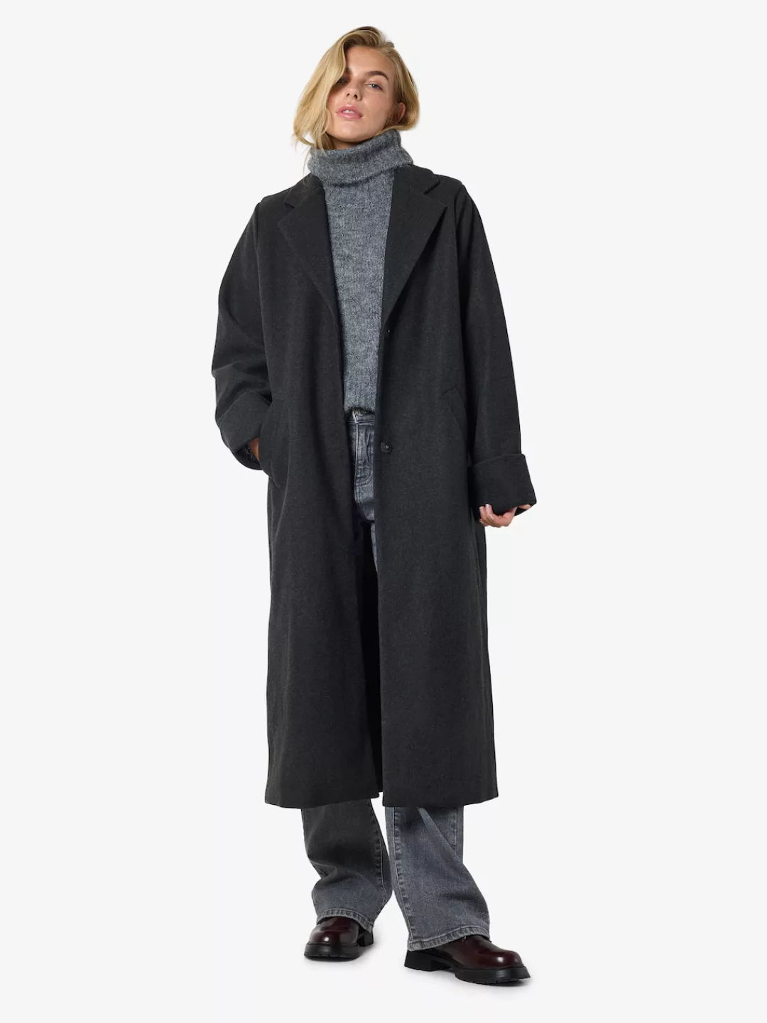 Noisy may Langmantel "NMCADDY L/S LONG COAT FWD NOOS" günstig online kaufen