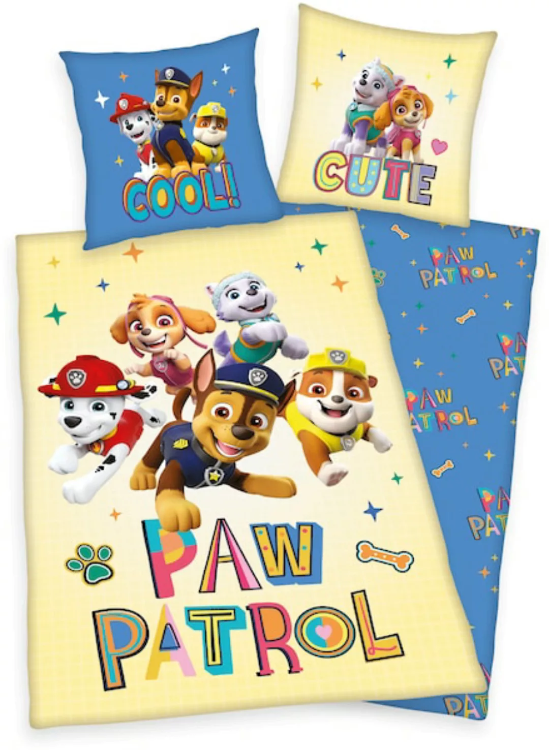 PAW PATROL Kinderbettwäsche »Paw-Patrol« günstig online kaufen