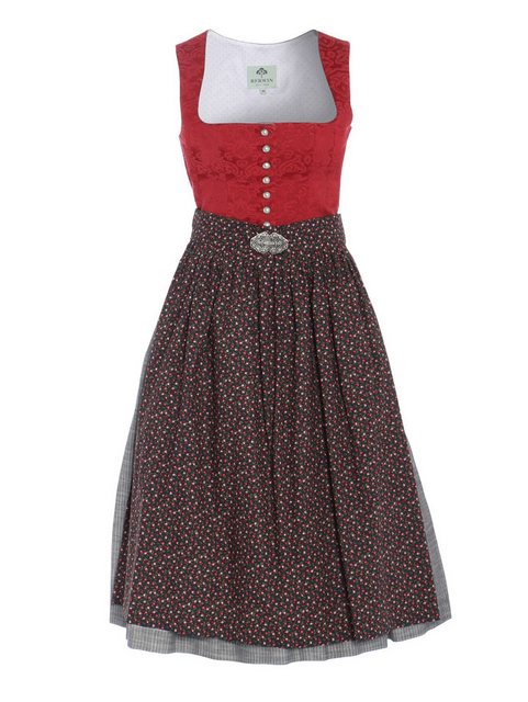 Berwin & Wolff Dirndl Dirndl mit Jacquard-Oberteil (Dirndl mit Schürze) günstig online kaufen