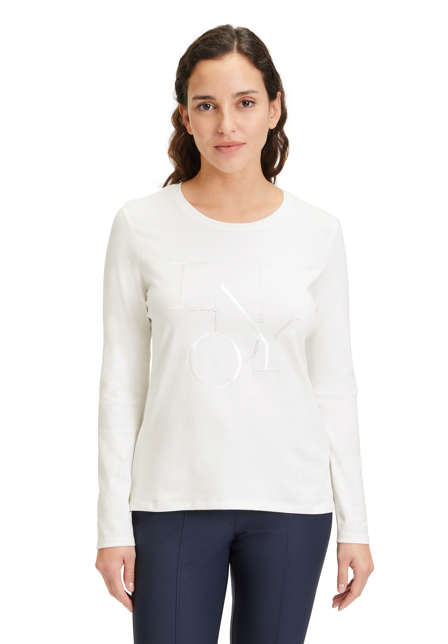 Betty Barclay Kurzarmshirt "Betty Barclay Basic Shirt mit Stickerei", Glitz günstig online kaufen