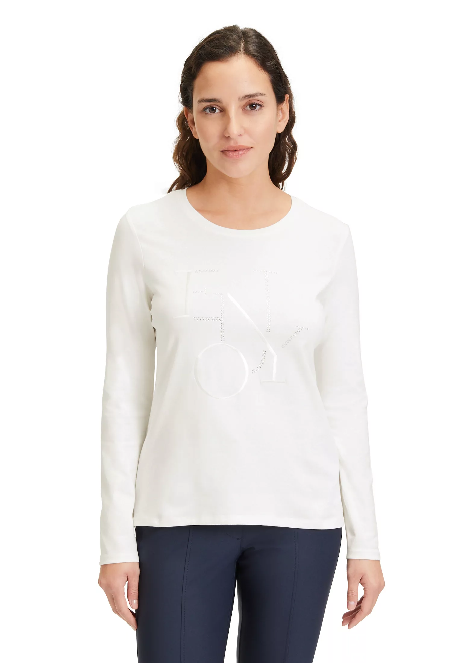 Betty Barclay Kurzarmshirt "Betty Barclay Basic Shirt mit Stickerei", Glitz günstig online kaufen