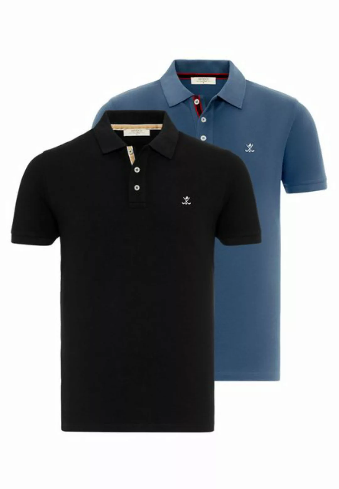 Antioch Poloshirt Beau - Polo Neck - 2 Pack - Short Sleeve - Regular Fit günstig online kaufen