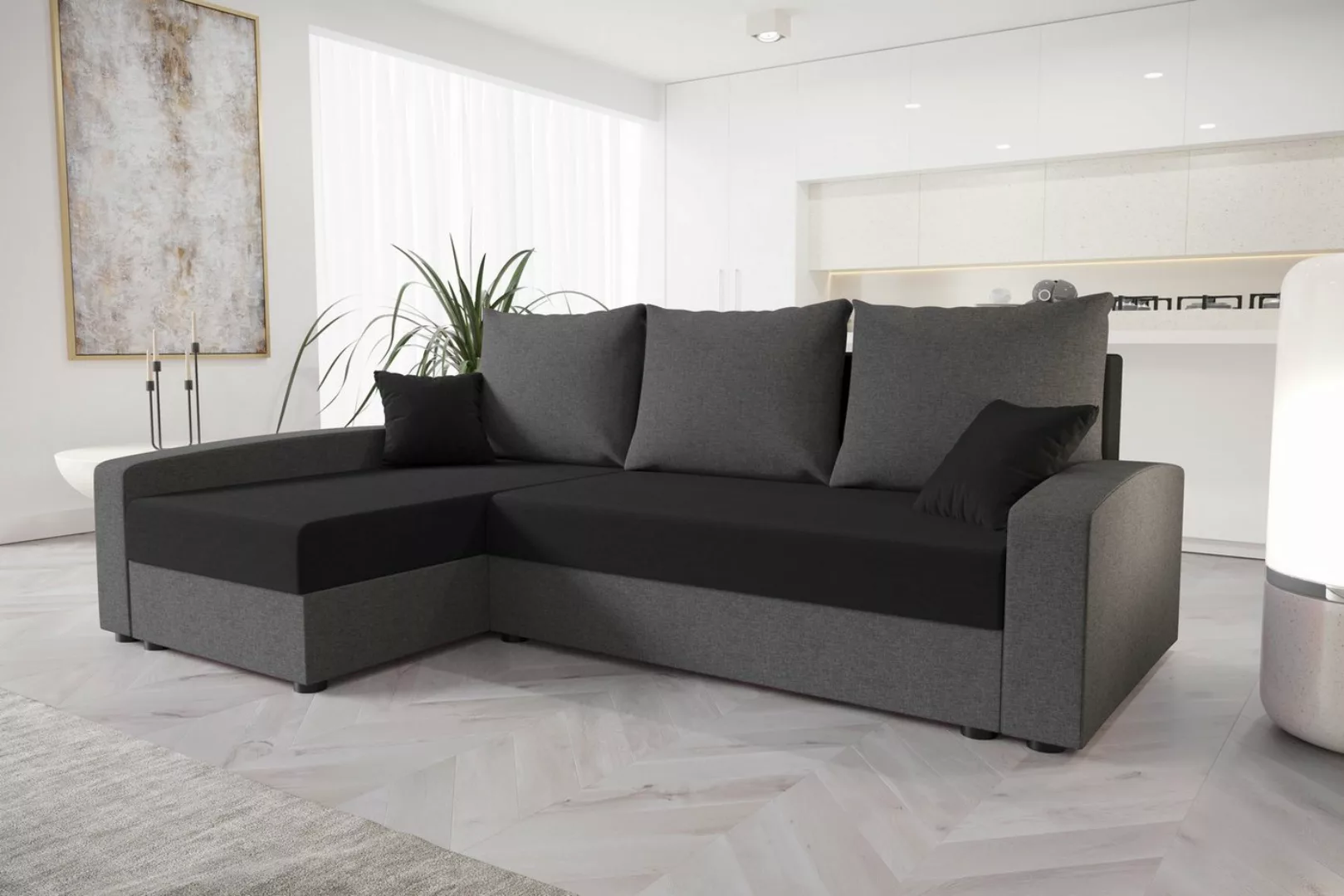 ALTDECOR Ecksofa CHIEV, Couch mit Schlaffunktion, Wohnzimmer - Wohnlandscha günstig online kaufen