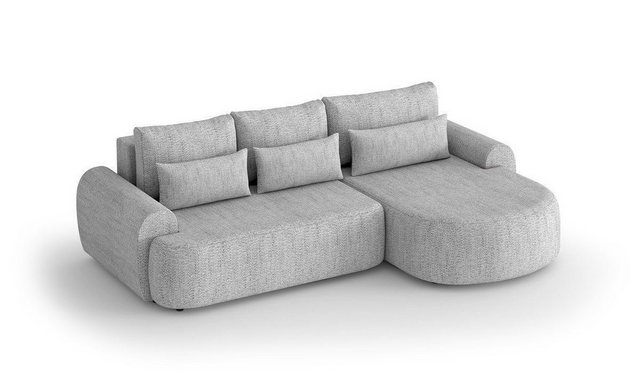 Beautysofa Ecksofa OLIVIO, Ecke gepolstert beige, mit Relaxfunktion, mit Be günstig online kaufen