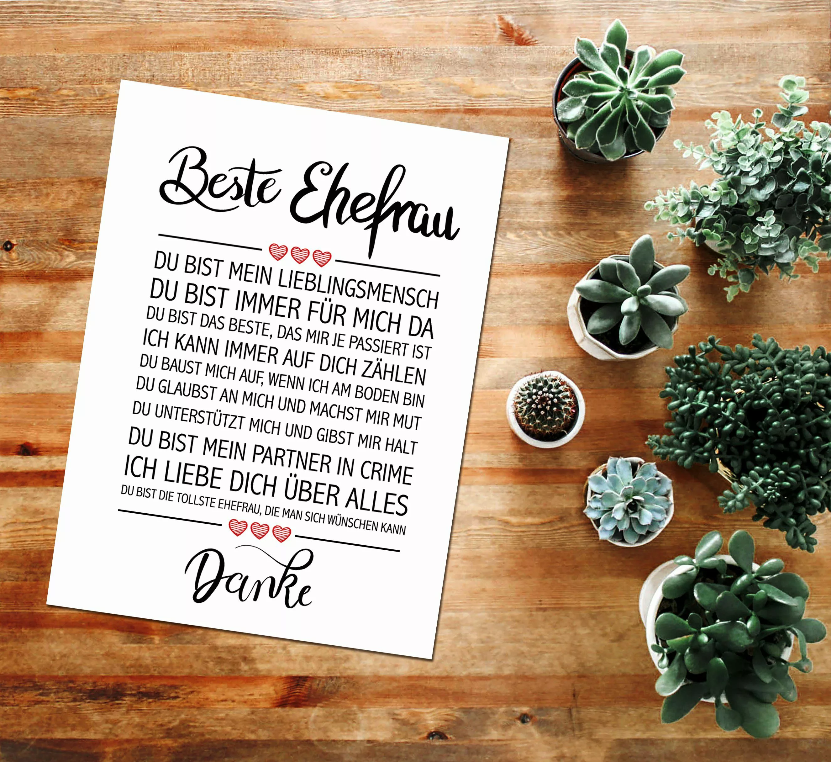 Close Up Poster Beste Ehefrau Kunstdruck günstig online kaufen