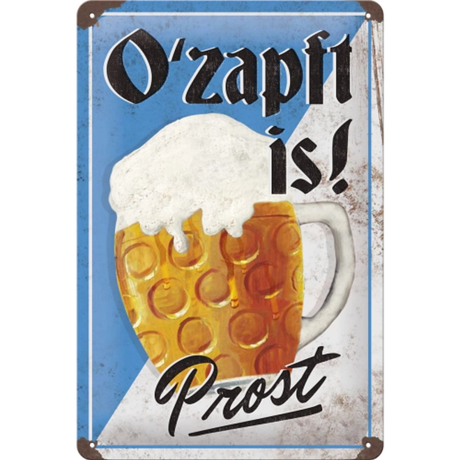 Nostalgic-Art Blechschild 20 x 30cm - Open Bar - SONDEREDITION - O'zapft is günstig online kaufen