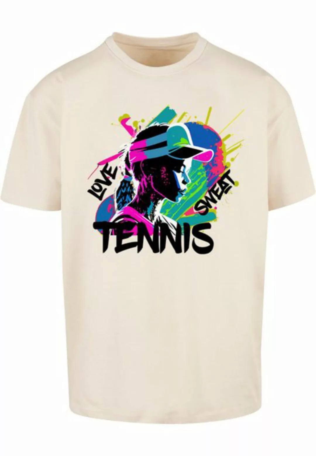 Merchcode T-Shirt Merchcode Herren Tennis Love, Sweat - Heavy Oversize Tee günstig online kaufen