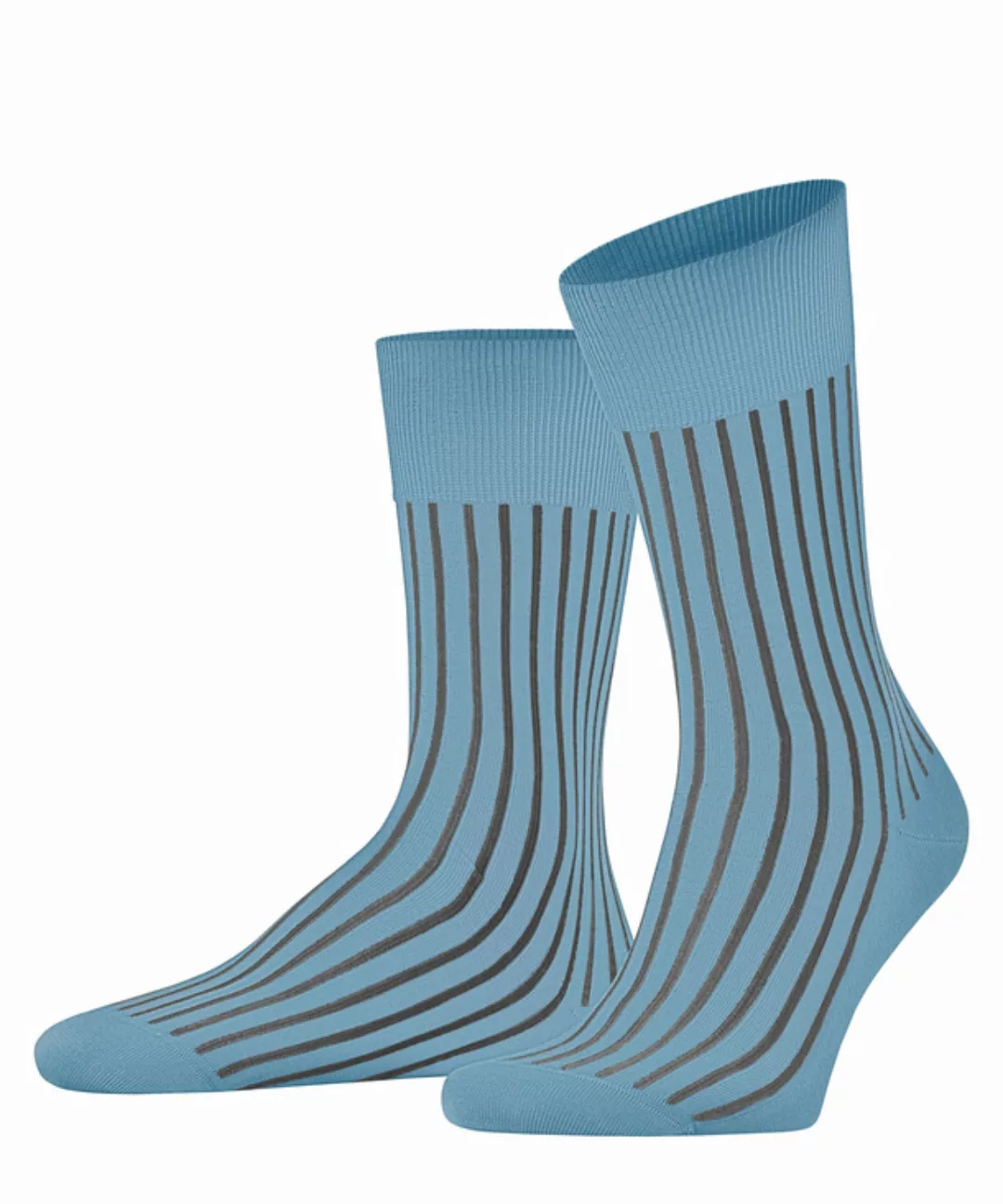 FALKE Shadow Herren Socken, 43-44, Blau, Rippe, Baumwolle, 14648-678805 günstig online kaufen