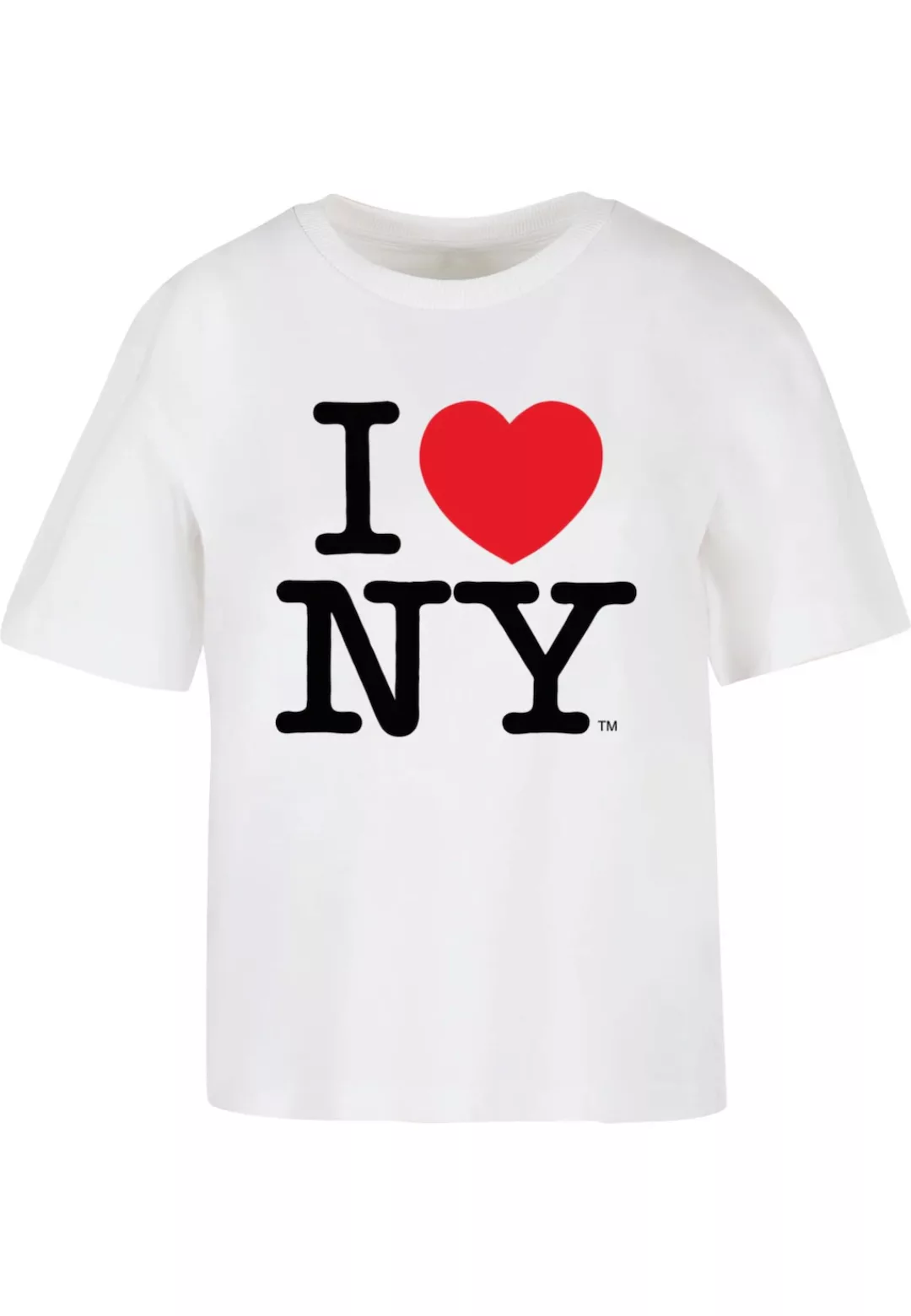 Merchcode T-Shirt "Merchcode Ladies I Love NY Tee", (1 tlg.) günstig online kaufen