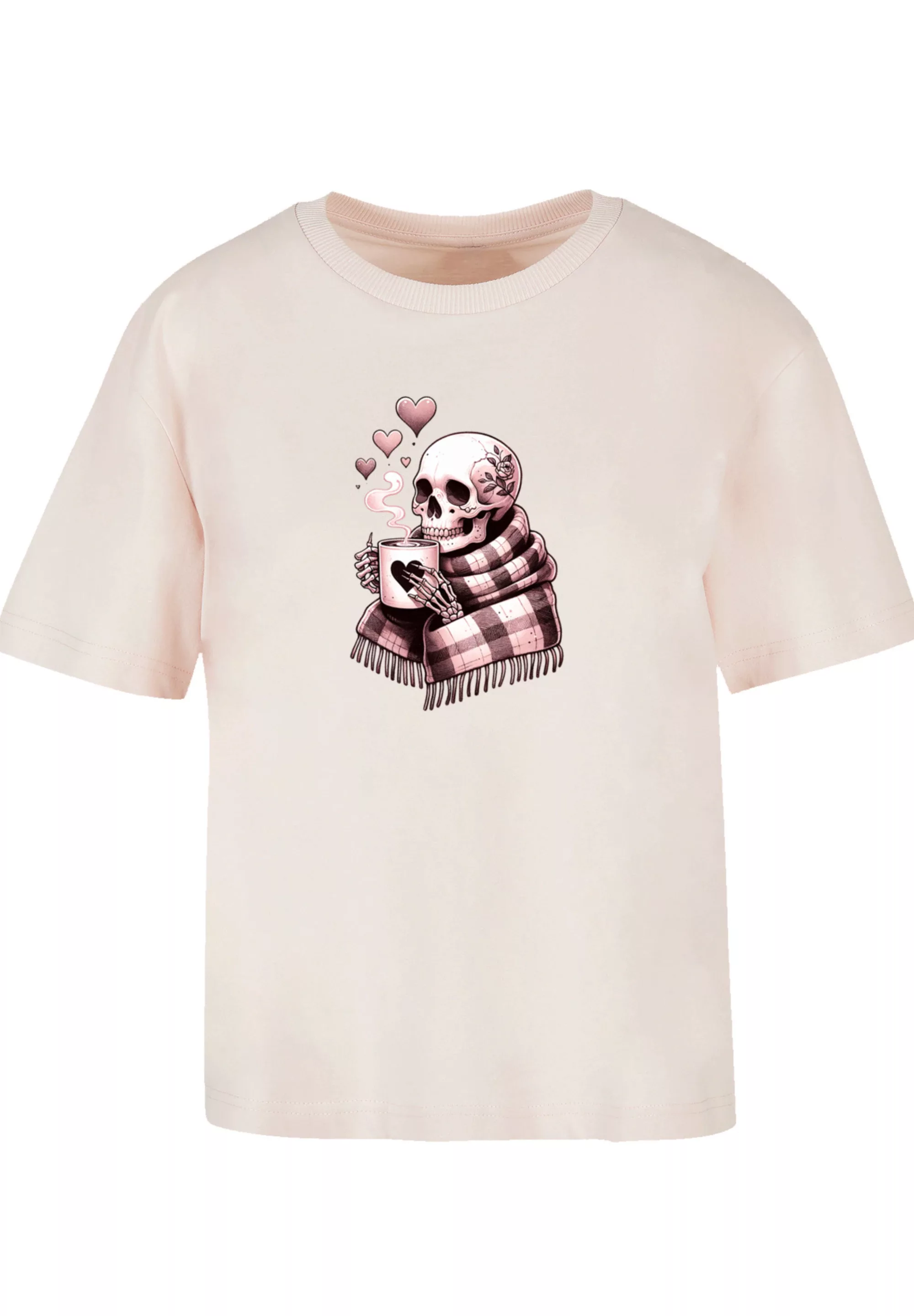 F4NT4STIC T-Shirt "Cozy Winter Skelett", Premium Qualität günstig online kaufen