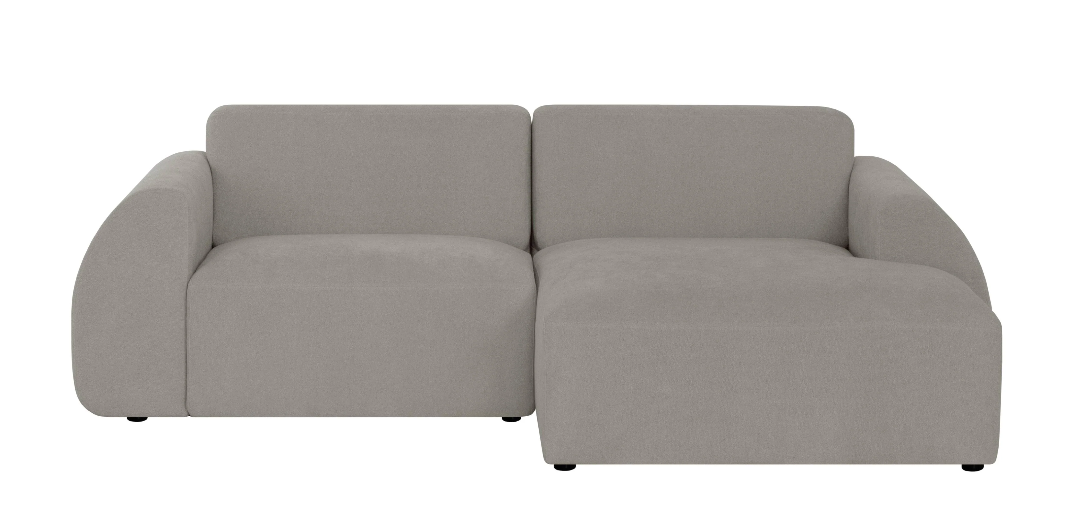 NADUVI Collection | Ecksofa Mattis rechts 2,5-Sitzer Bouclé günstig online kaufen