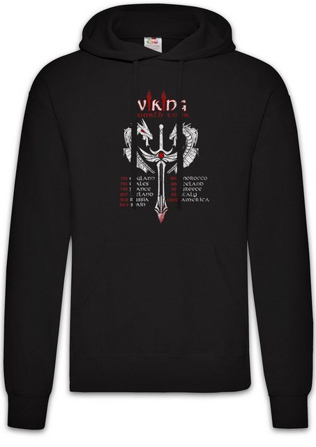 Urban Backwoods Hoodie Viking World Tour Herren Hoodie Vikings Wikinger Dra günstig online kaufen