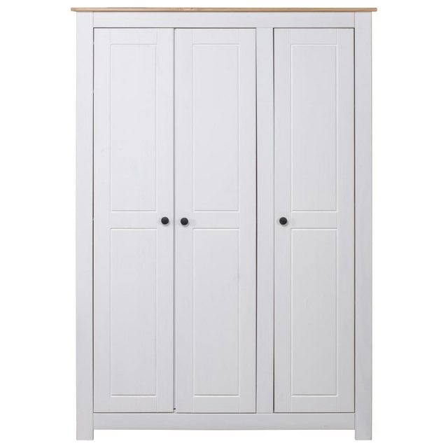 vidaXL Kleiderschrank Kleiderschrank 3-Türig Weiß 11850171,5 cm Kiefer Pana günstig online kaufen