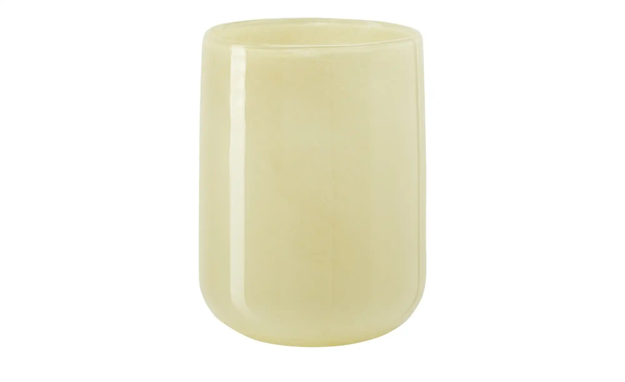 Vase ¦ gelb ¦ Glas  ¦ Maße (cm): H: 23  Ø: 18 Accessoires > Vasen - Höffner günstig online kaufen