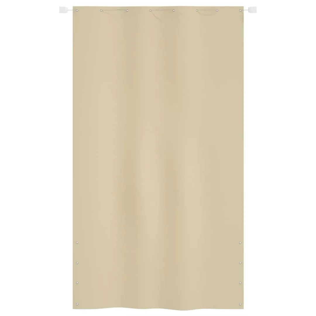 Vidaxl Balkon-sichtschutz Beige 140x240 Cm Oxford-gewebe günstig online kaufen