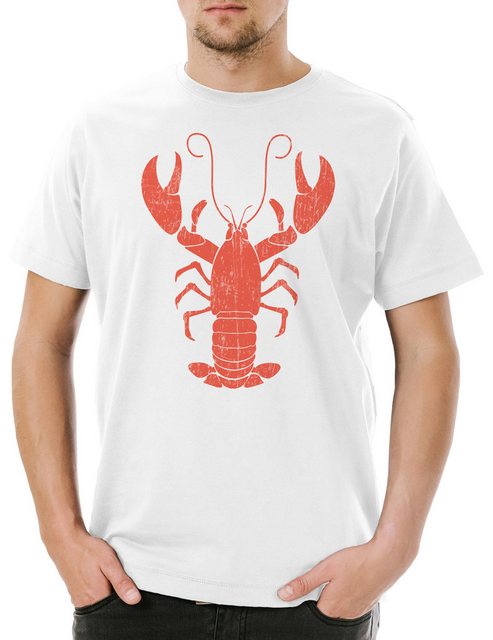 Urban Backwoods Print-Shirt Lobster II Herren T-Shirt Hummer Krebs Garnele günstig online kaufen