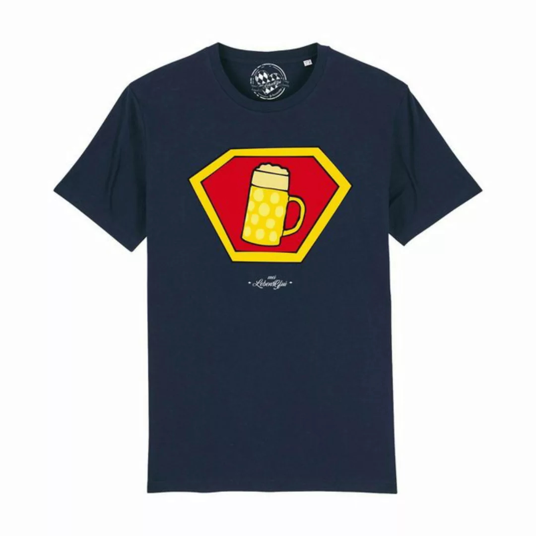 Bavariashop T-Shirt Herren T-Shirt "Super-Bierkrug günstig online kaufen