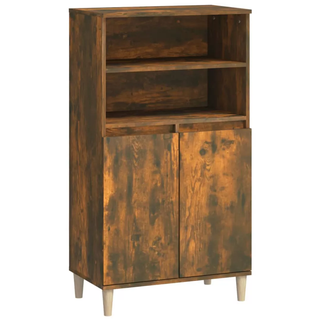 Vidaxl Highboard Räuchereiche 60x36x110 Cm Holzwerkstoff günstig online kaufen