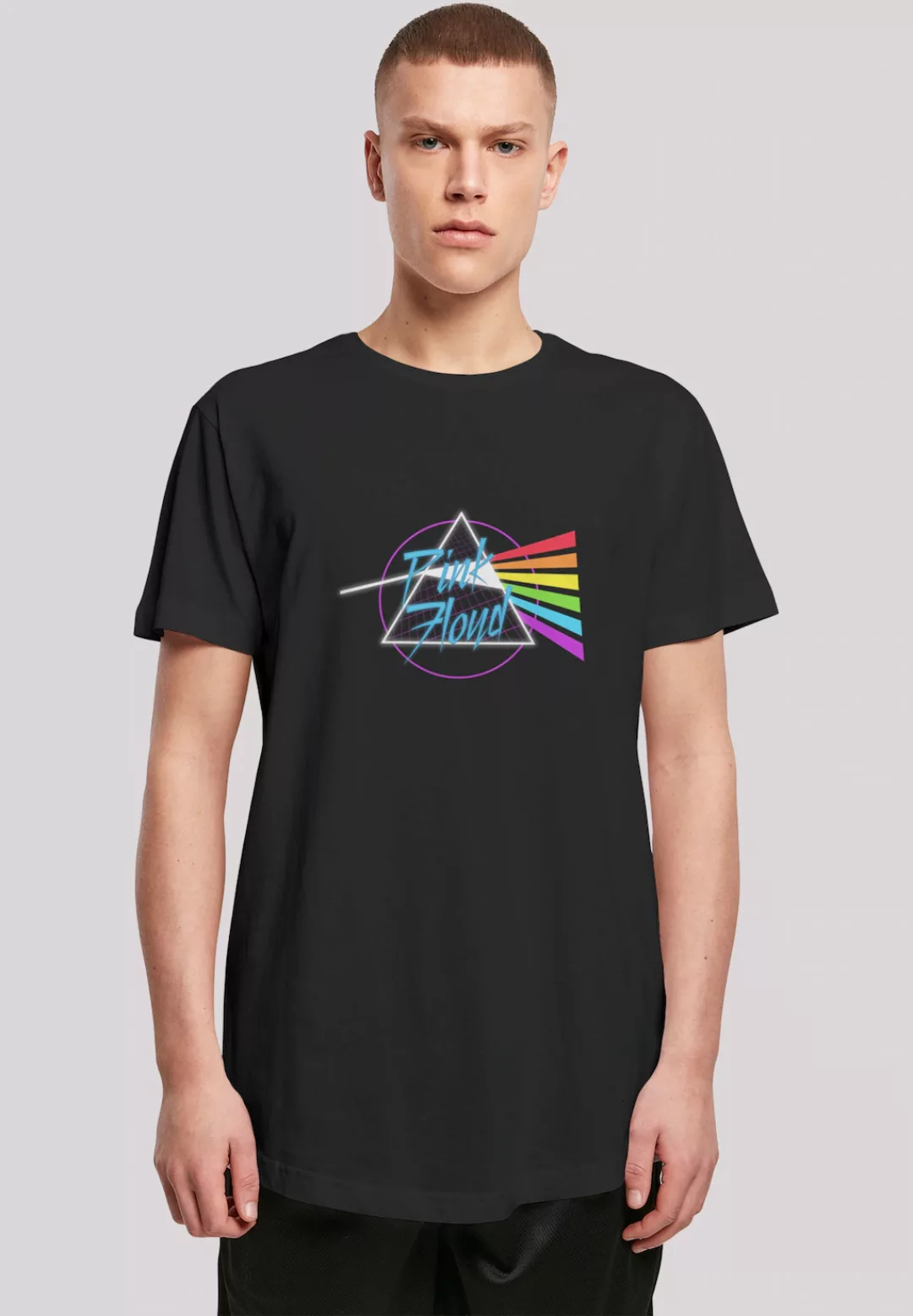 F4NT4STIC T-Shirt "Pink Floyd Neon Dark Side Rock Shirt", Print günstig online kaufen