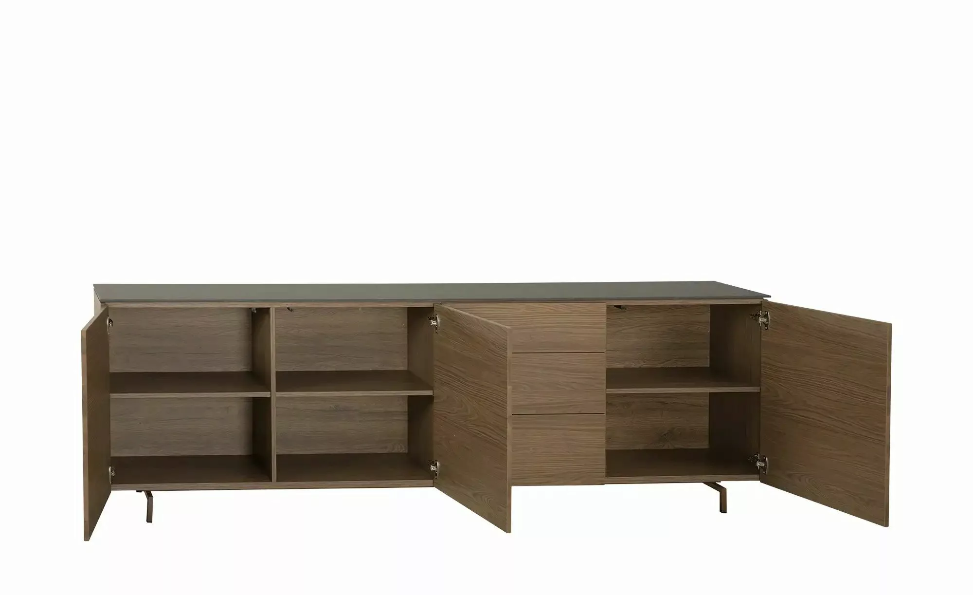 uno Sideboard  Stone ¦ holzfarben ¦ Maße (cm): B: 242 H: 77 T: 45.0 Kommode günstig online kaufen