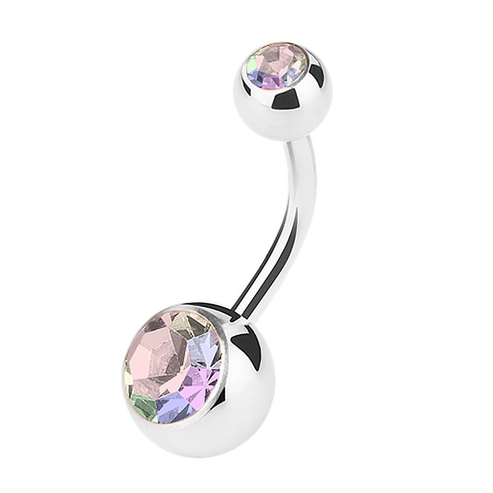 Taffstyle Bauchnabelpiercing Piercing Bauch Stecker Gebogen günstig online kaufen