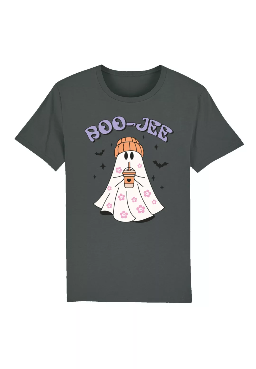 F4NT4STIC T-Shirt "Retro Halloween Boo Jee Coffee", Premium Qualität, Hallo günstig online kaufen