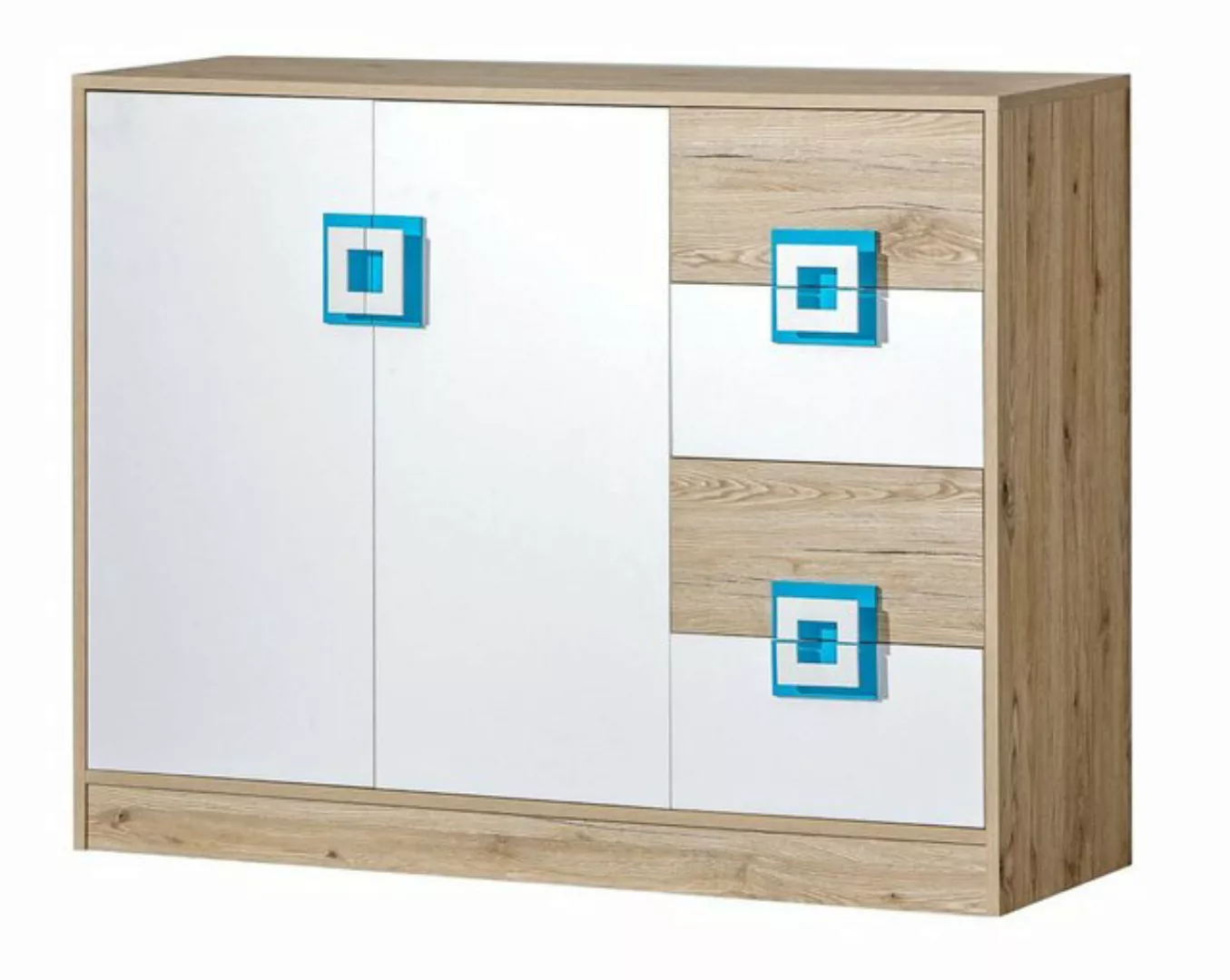 99rooms Kinderkleiderschrank Nicole II (Sideboard, Standschrank) viel Staur günstig online kaufen