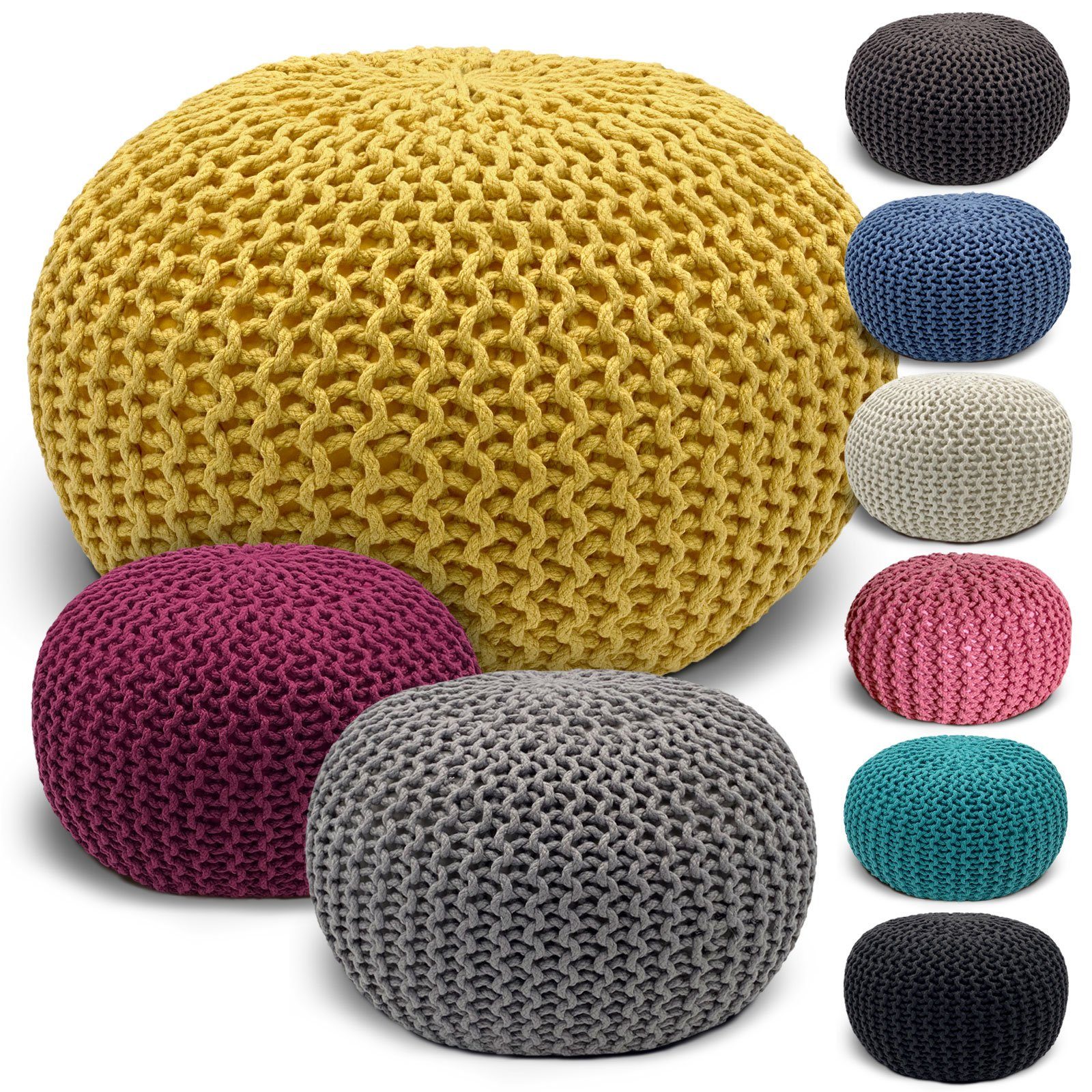 Casamia Pouf Pouf Ø 55 o. günstig online kaufen