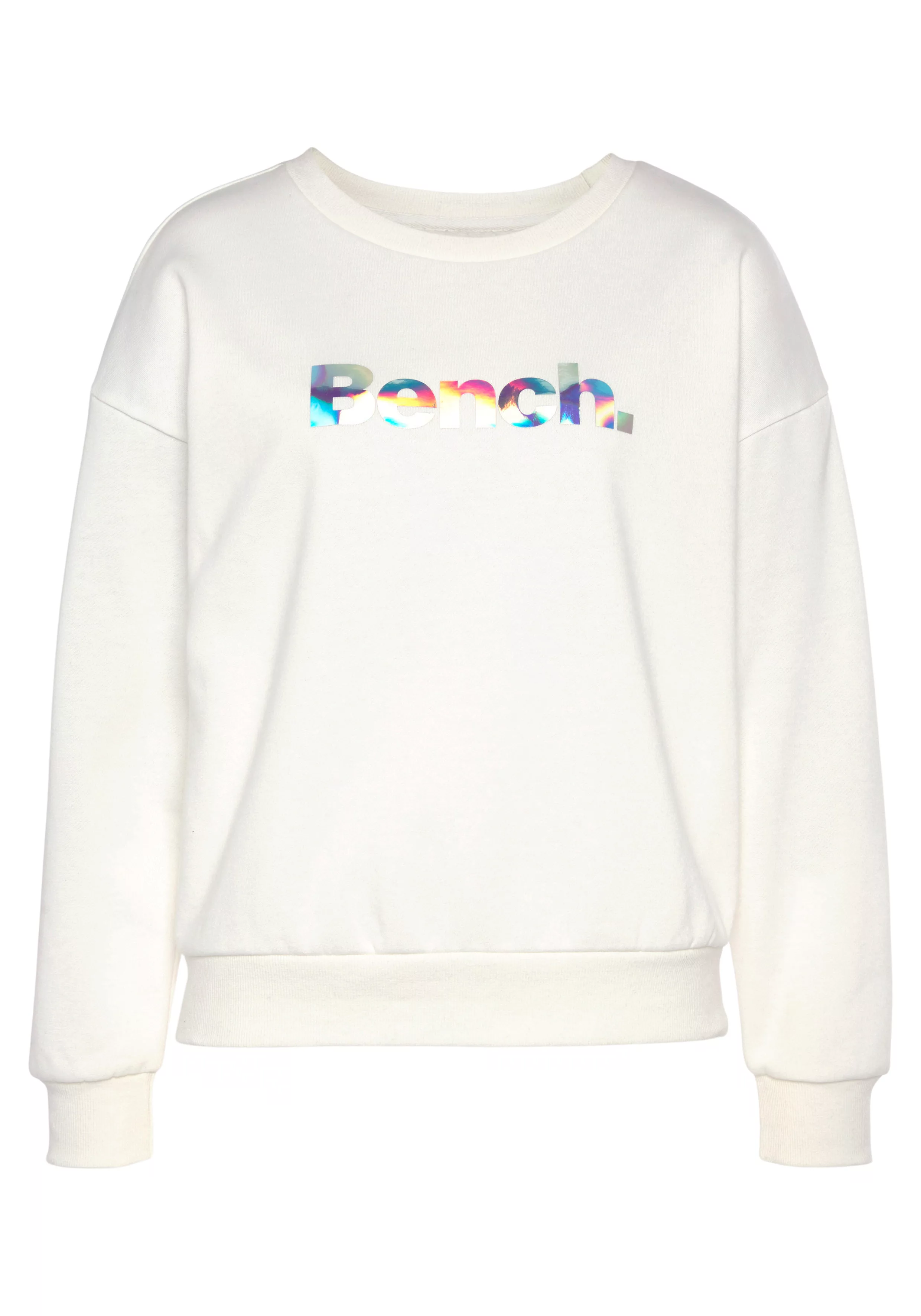 Bench. Loungewear Sweatshirt -Loungeshirt mit glänzendem Logodruck, Loungew günstig online kaufen