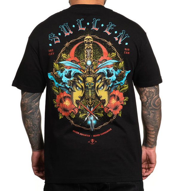 Sullen Clothing T-Shirt Moth Badge Schwarz günstig online kaufen