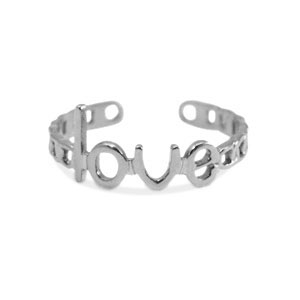 Größenverstellbarer Love Ring Ø17mm Von Elektropulli günstig online kaufen