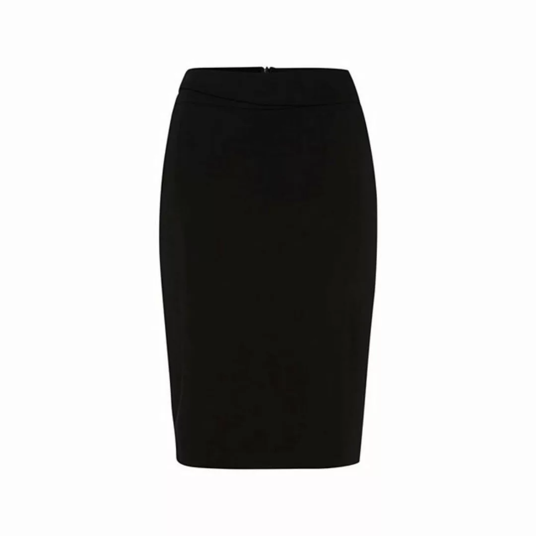 FRANK WALDER Jerseyrock schwarz passform textil (1-tlg) günstig online kaufen