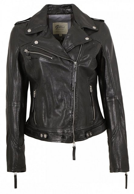 J. Gillie Lederjacke Bikerjacke / Bikerstyle günstig online kaufen