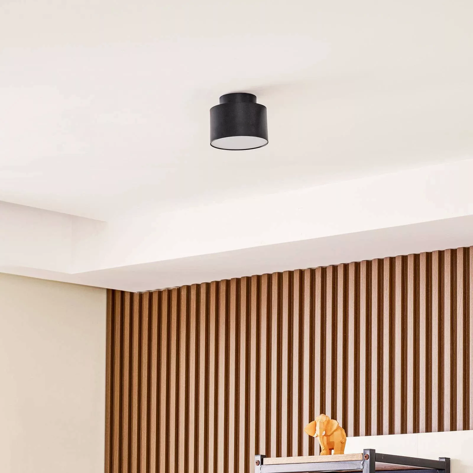 Lindby LED-Strahler Nivoria, 11 x 8,8 cm, sandschwarz, 4er günstig online kaufen