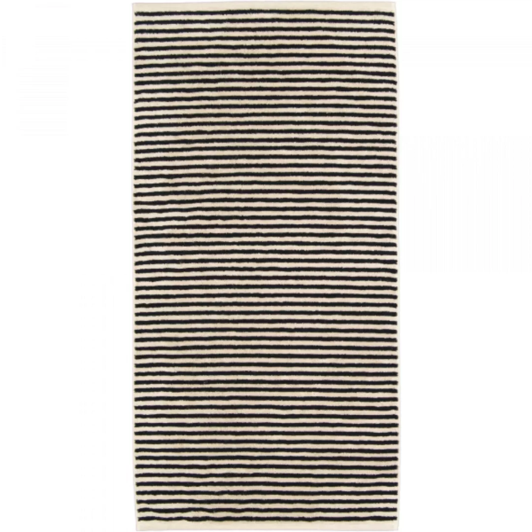 Cawö Handtücher Natural Streifen 6216 - Farbe: natur-schwarz - 39 - Handtuc günstig online kaufen