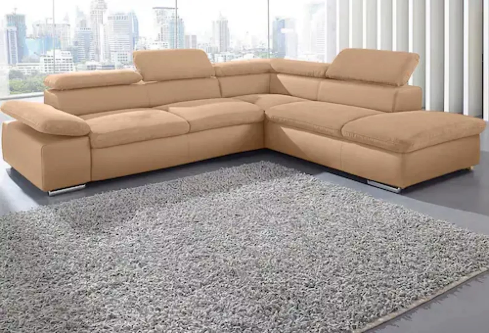 Ecksofa Valantine V, wahlweise mit Bettfunktion günstig online kaufen