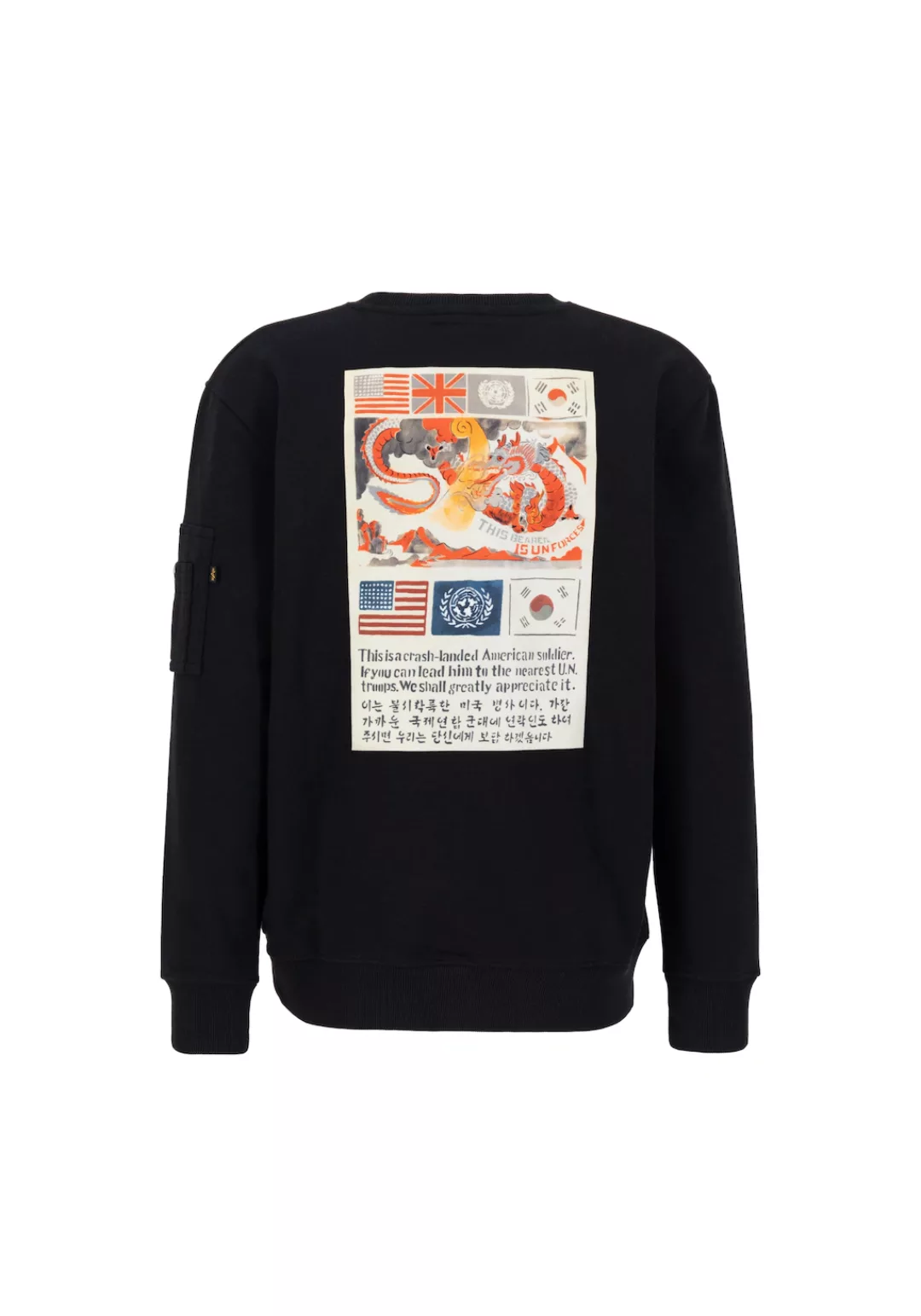 Alpha Industries Sweater "ALPHA INDUSTRIES Men - Sweatshirts USN Blood Chit günstig online kaufen